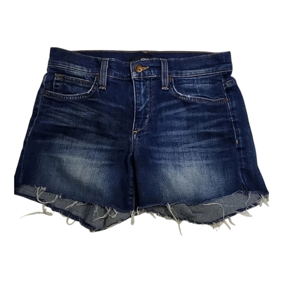 Joe’s Jeans Women’s Stretch Denim Cut‑Off Shorts – Size 27 Mid‑Rise Casual 5″ - Picture 1 of 6